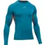 Under Armour Men's UA HeatGear Armour Long Sleeve Compression Shirt Blue XS